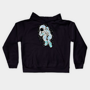 Astronaut Basketball 2 • Funny And Cool Sci-Fi Cartoon Drawing Design Great For Any Occasion And For Everyone Kids Hoodie